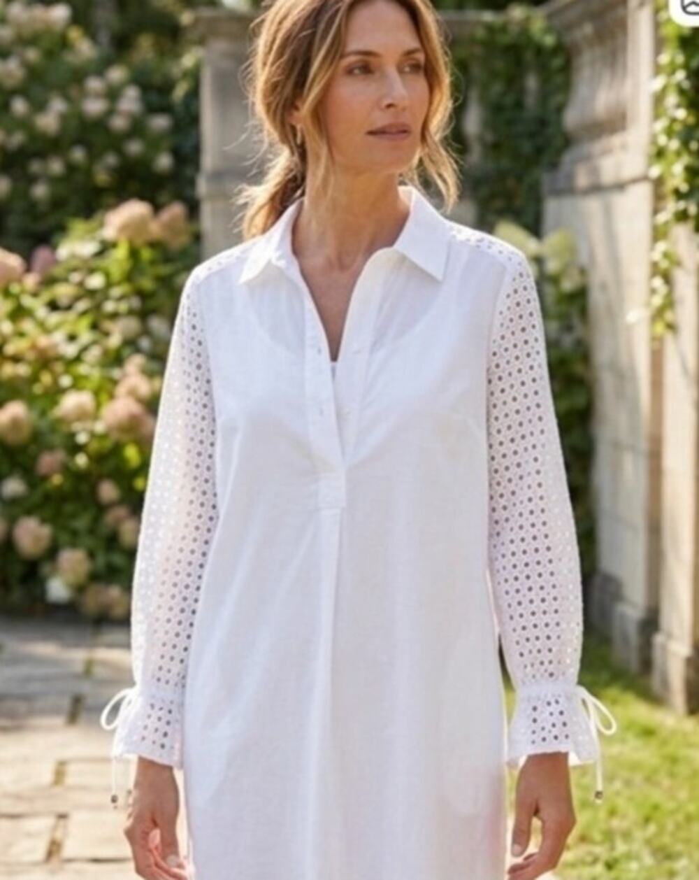 Chico’s eyelet midi dress
